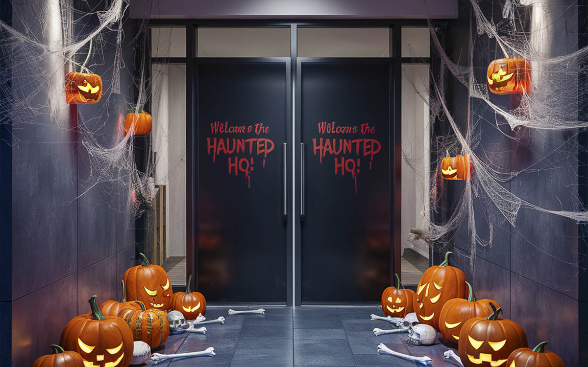 Ý tưởng trang trí halloween cho văn phòng_13