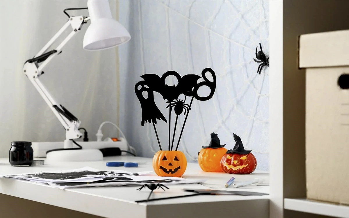 Ý tưởng trang trí halloween cho văn phòng 3
