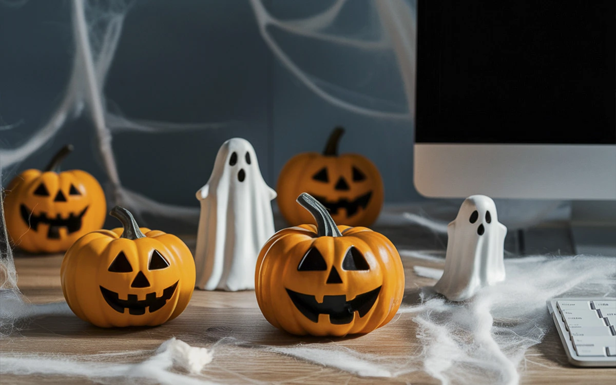 Ý tưởng trang trí halloween cho văn phòng 4