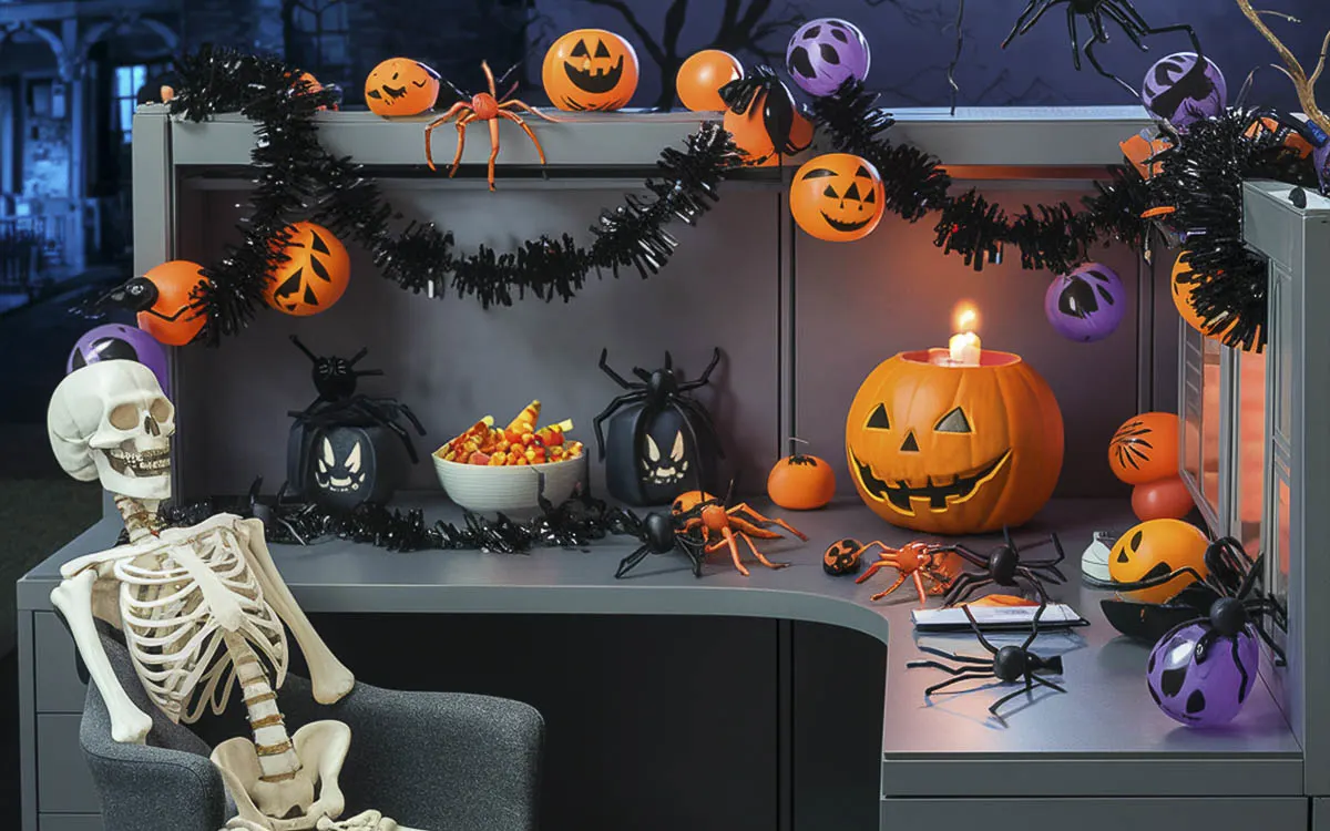 Ý tưởng trang trí halloween cho văn phòng 5