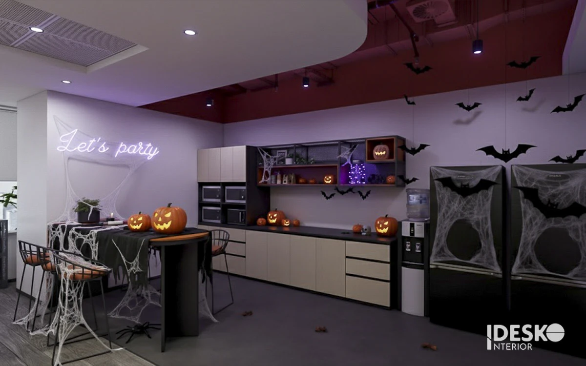 Ý tưởng trang trí halloween cho văn phòng 6