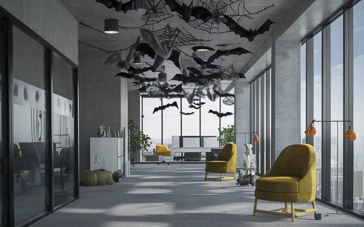 Ý tưởng trang trí halloween cho văn phòng 7