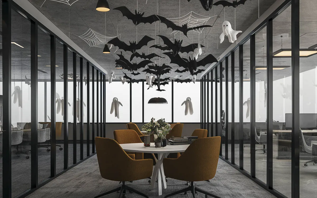 Ý tưởng trang trí halloween cho văn phòng 8