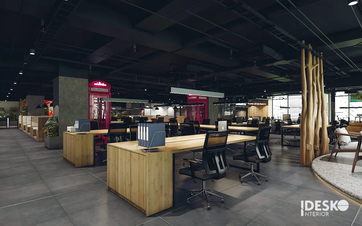 Thiết kế văn phòng làm việc cân bằng giữa thẩm mỹ và công năng