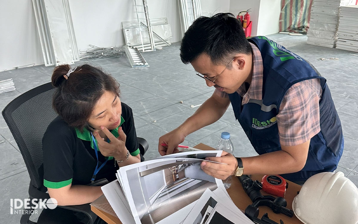 Luôn luôn có một kế hoạch thi công văn phòng chi tiết và rõ ràng