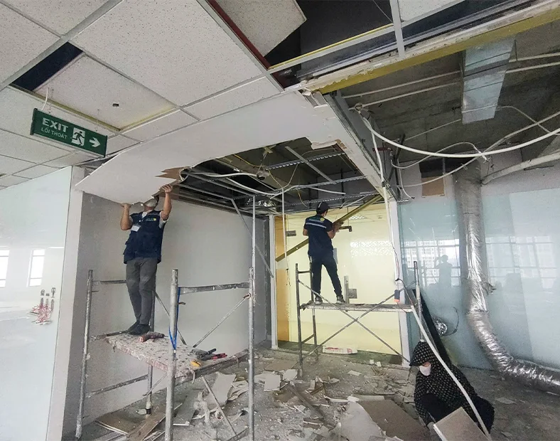 Tháo dỡ và phá dỡ_1_Trang cải tạo văn phòng