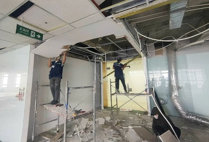 Tháo dỡ và phá dỡ_Trang cải tạo văn phòng_Mobile