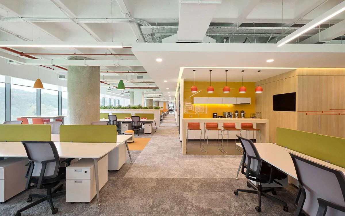 Thiết kế văn phòng tận dụng ánh sáng tự nhiên