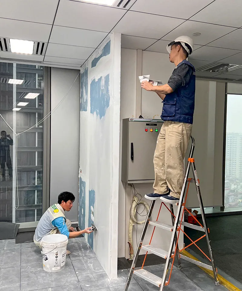 Thi công mặt bằng văn phòng_Trang dịch vụ