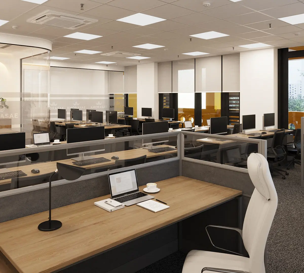 Thiết kế không gian làm việc_Trang thiết kế văn phòng