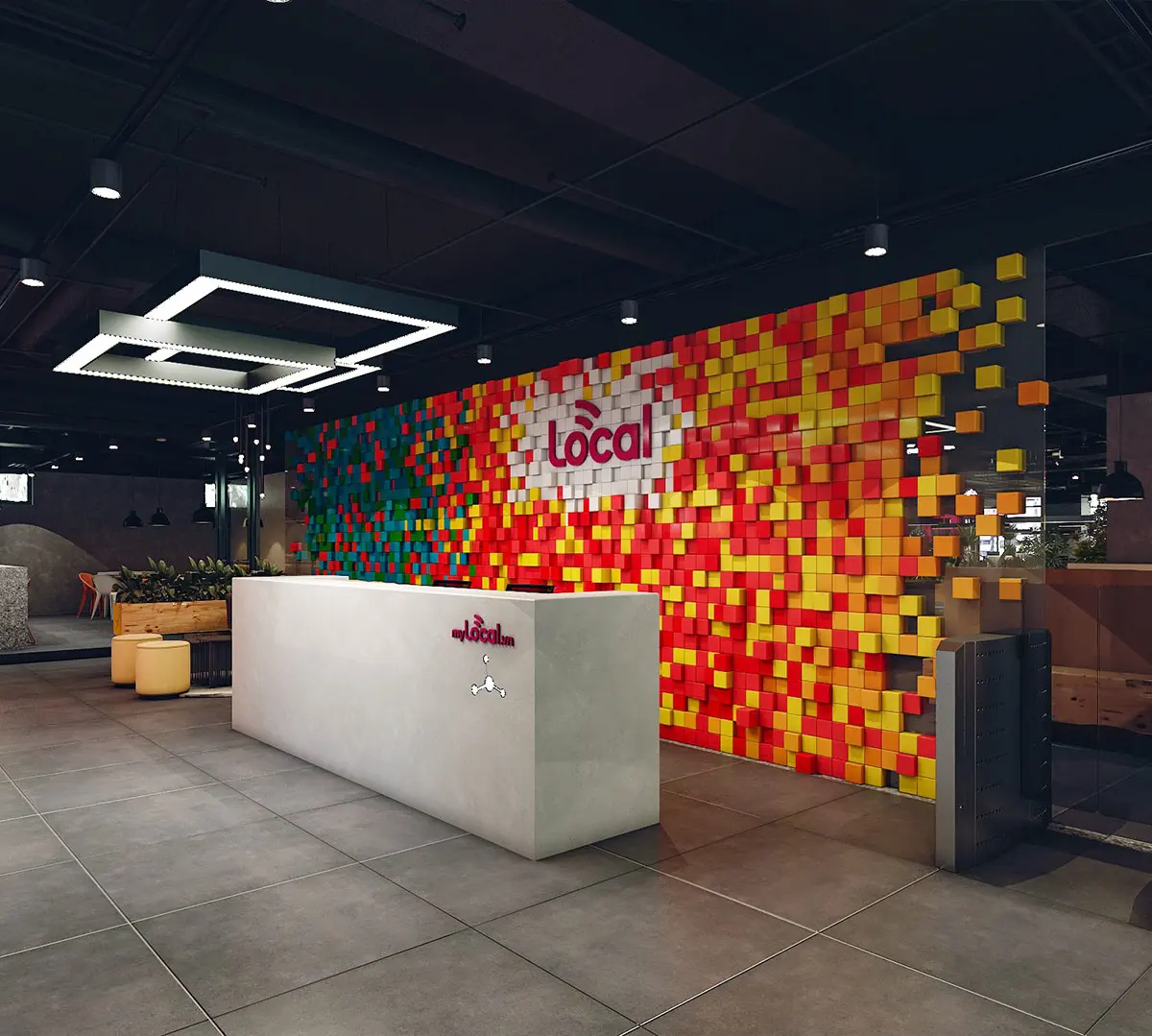 Thiết kế quầy lễ tân_Trang thiết kế văn phòng