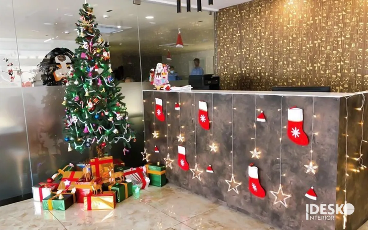 Ý tưởng trang trí Giáng sinh văn phòng 21