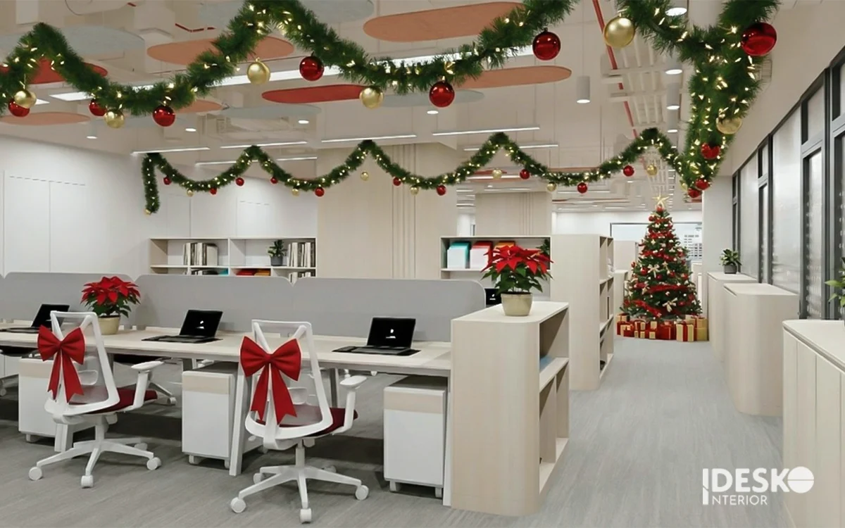 Ý tưởng trang trí Giáng sinh văn phòng 27