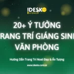 20+ ý tưởng trang trí Giáng sinh văn phòng