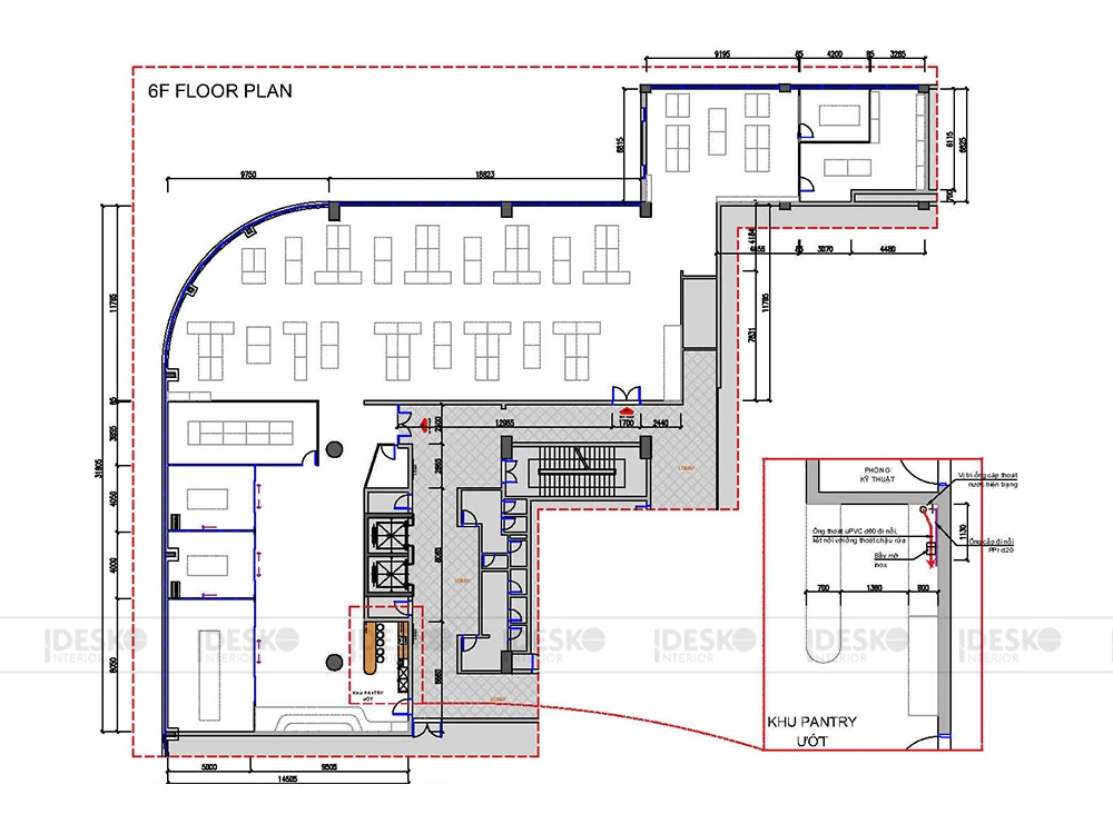 Mẫu bản vẽ mặt bằng cấp thoát nước