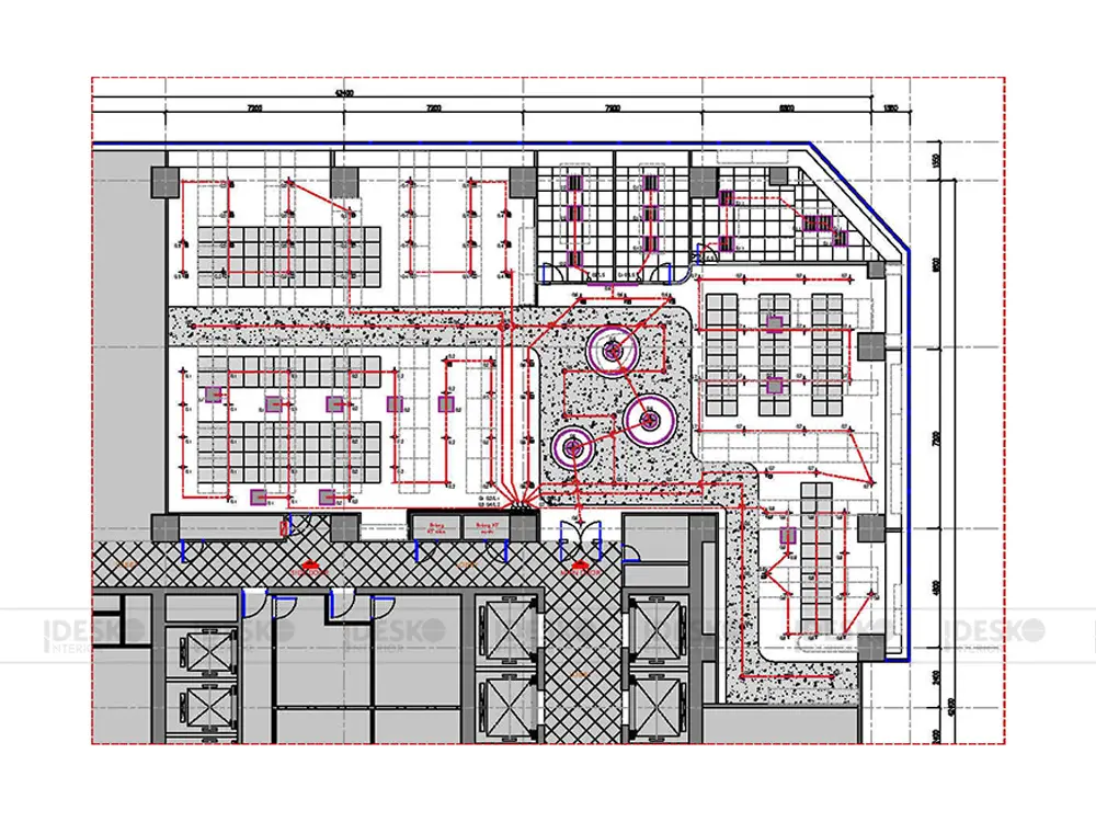 Mẫu bản vẽ mặt bằng chiếu sáng