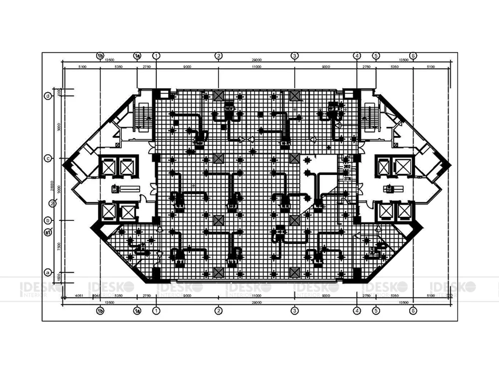 Mẫu bản vẽ mặt bằng điều hòa