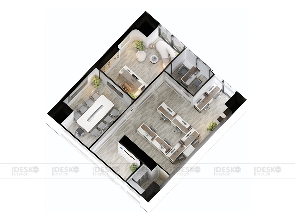 Bản vẽ văn phòng nhỏ dưới 250m2 4