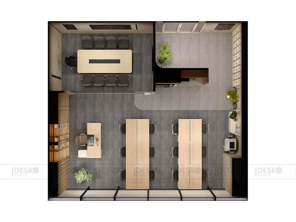 Bản vẽ văn phòng nhỏ dưới 250m2 2