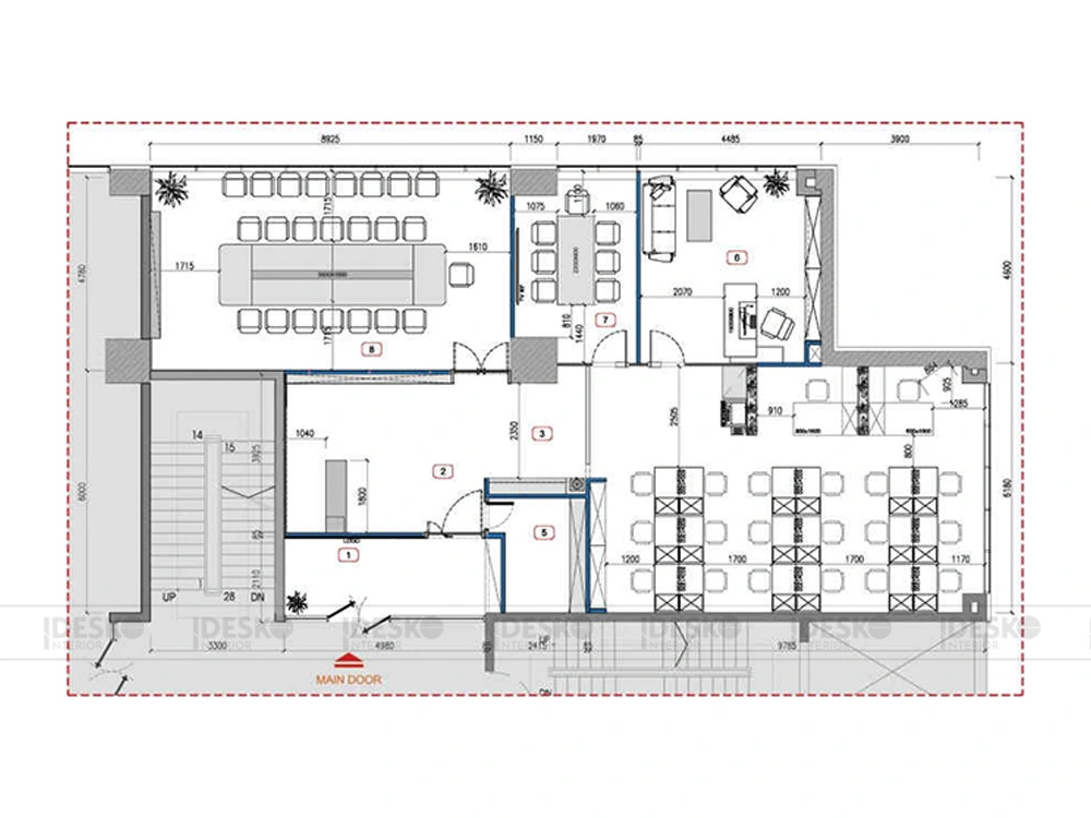 Bản vẽ văn phòng nhỏ dưới 250m2 5