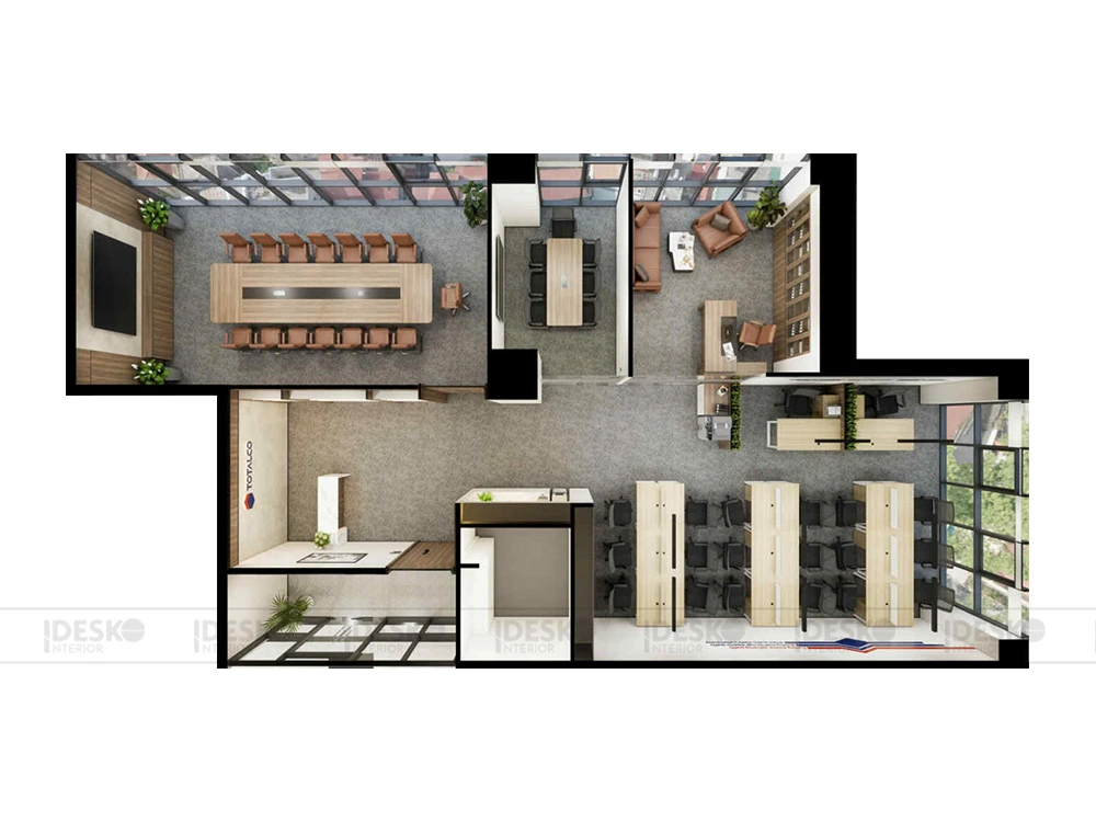 Bản vẽ văn phòng nhỏ dưới 250m2 6