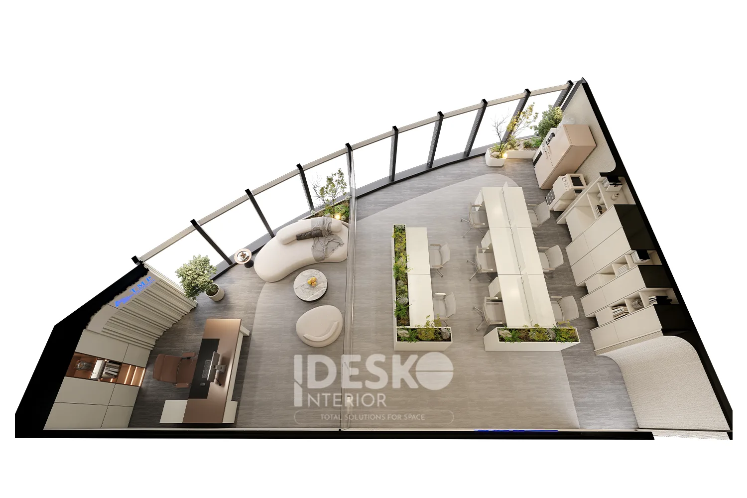 Layout văn phòng TMP Logistics 