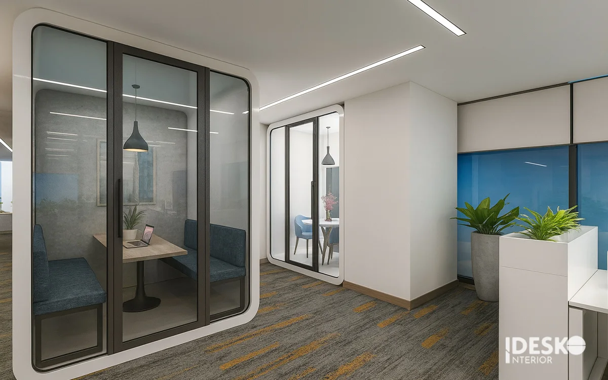 Phone booth trong văn phòng KB Fina