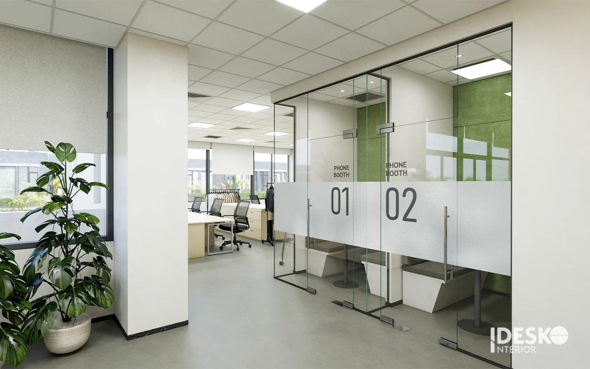 20 mẫu thiết kế phone booth văn phòng 7