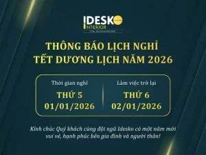 Thông báo lịch nghỉ Tết dương lịch năm 2026 1