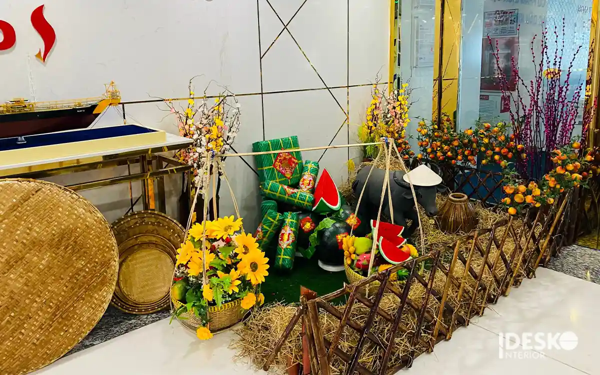 Ý tưởng trang trí Tết văn phòng 14