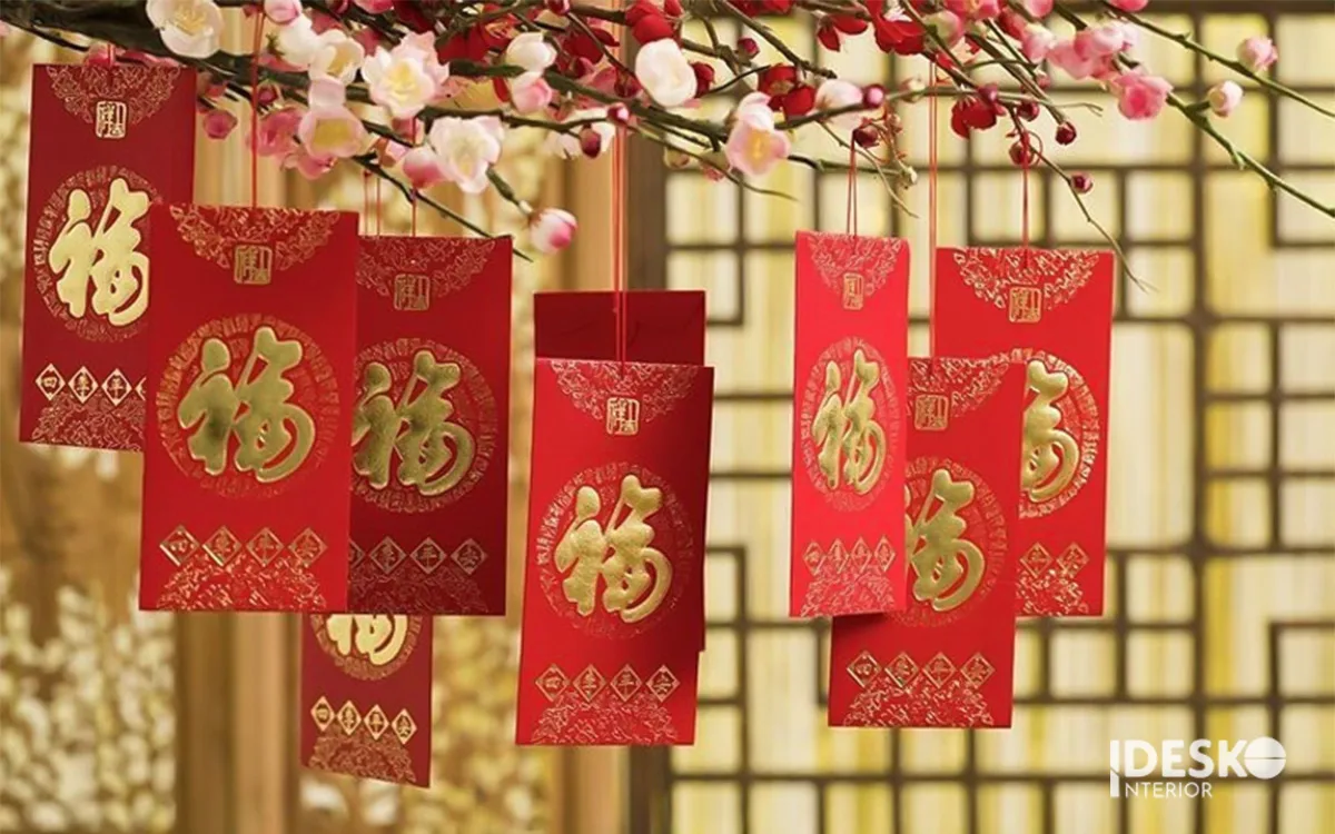 Treo bao lì xì trang trí Tết