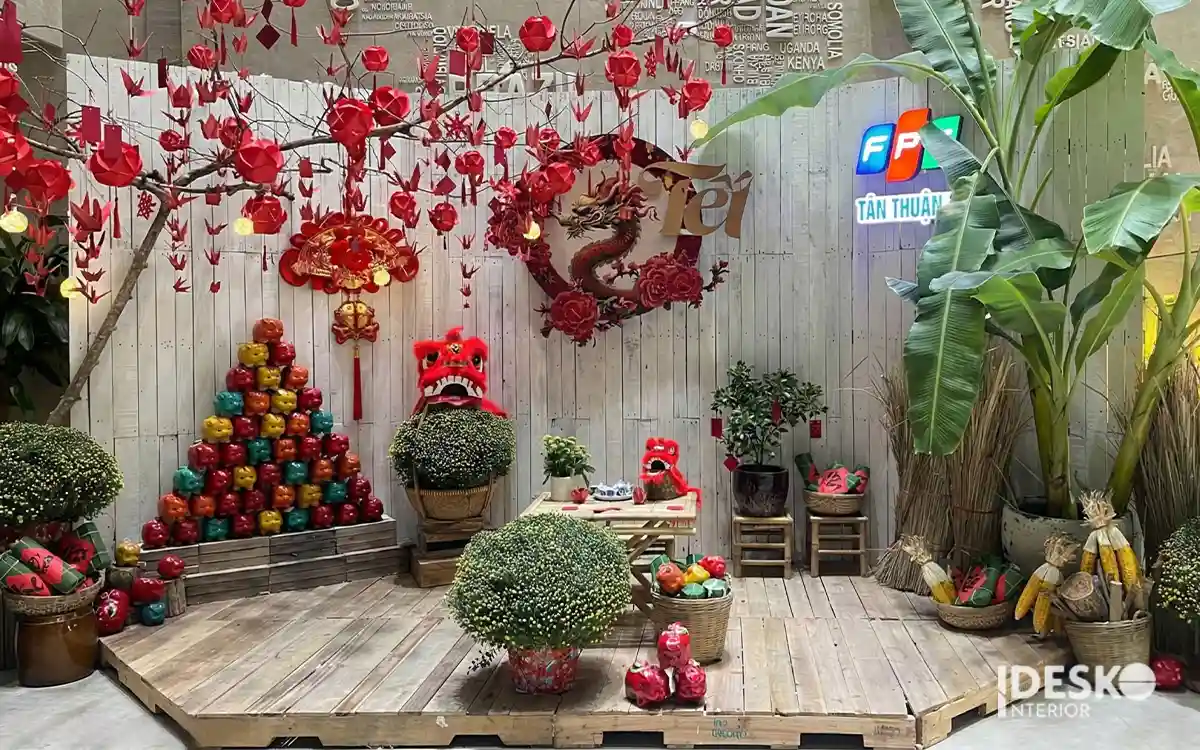 Ý tưởng trang trí Tết văn phòng 8