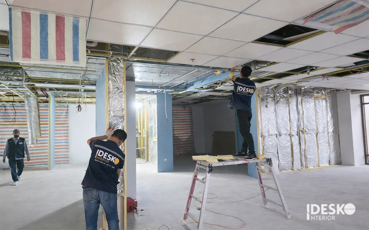 Các hạng mục thi công văn phòng mới