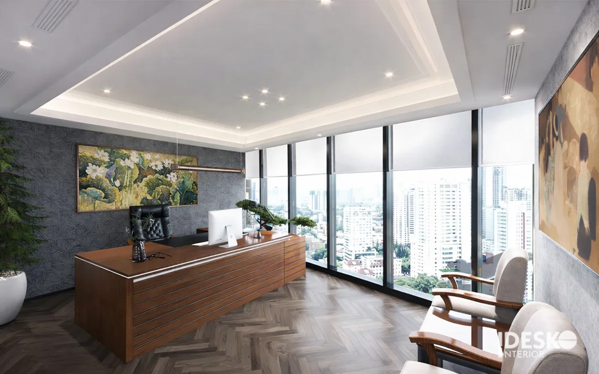 Giải pháp thiết kế thi công trần văn phòng 11