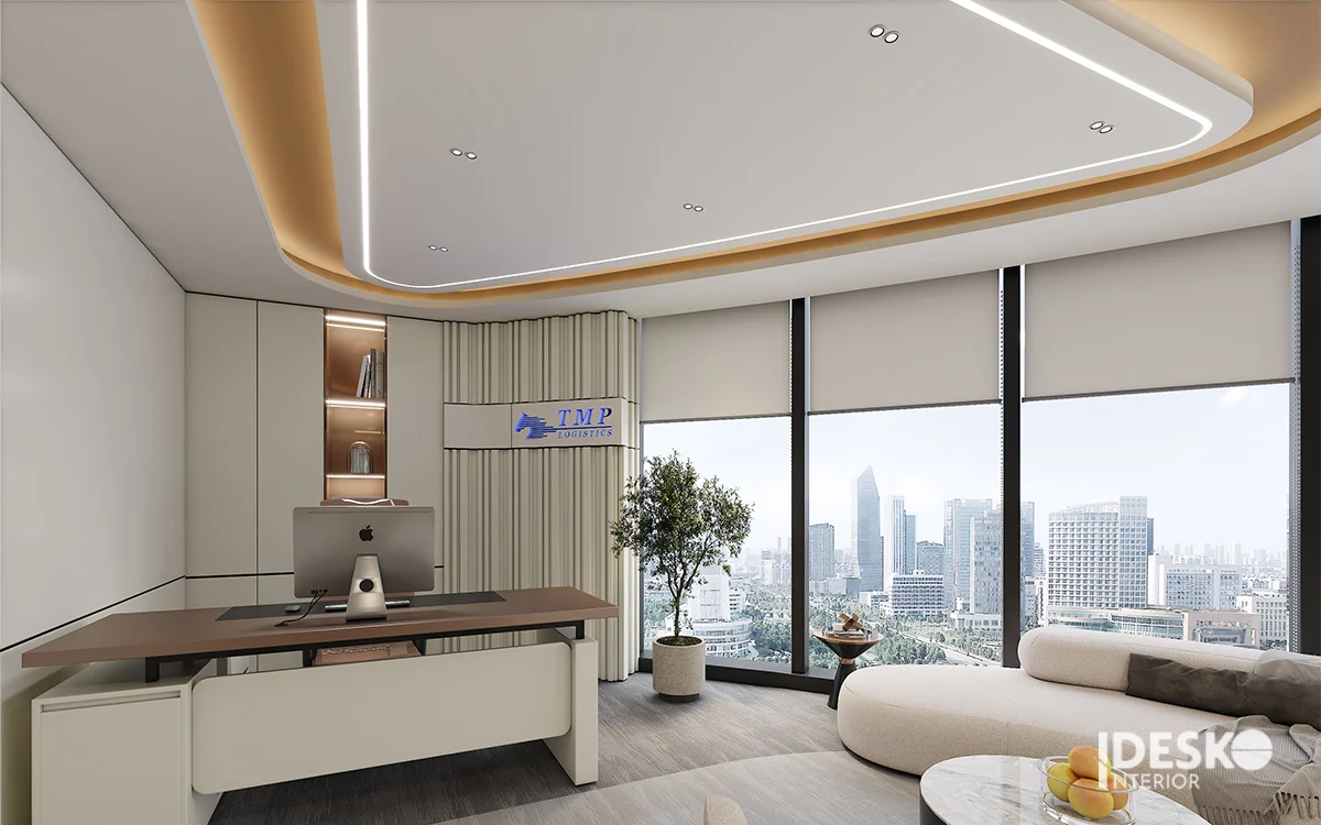 Mẫu thiết kế trần văn phòng giật cấp