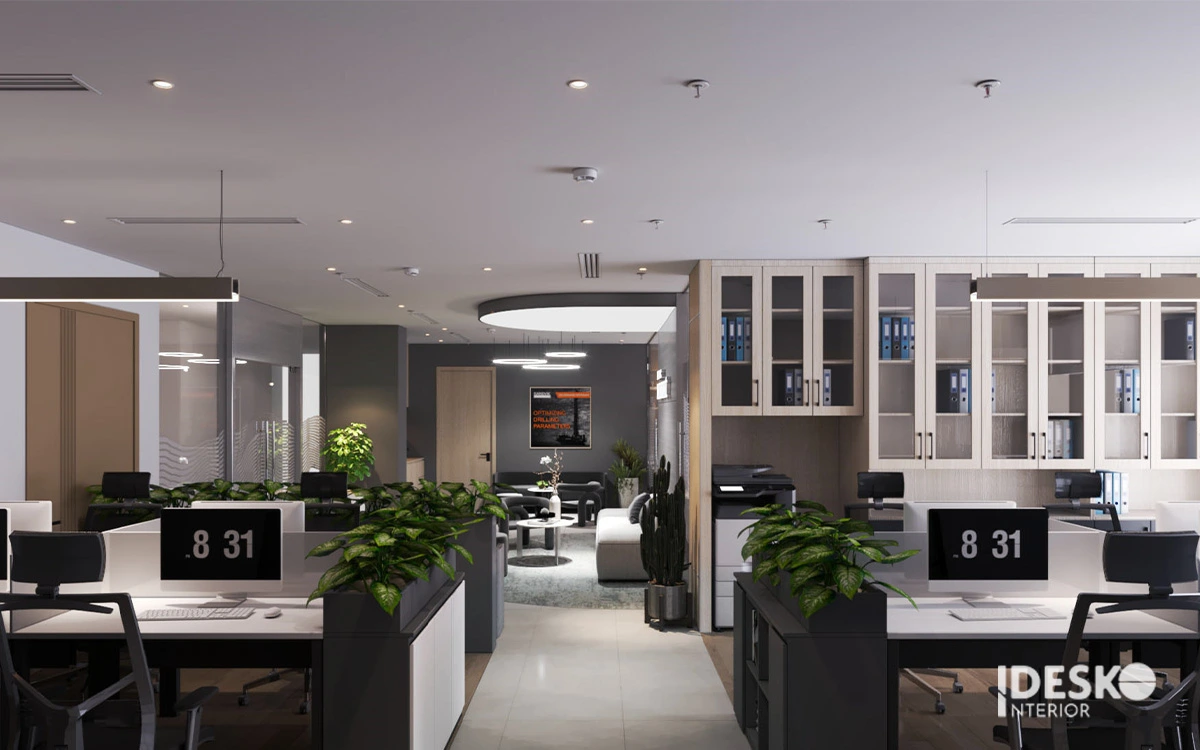 Mẫu thiết kế trần phẳng kín, tối giản