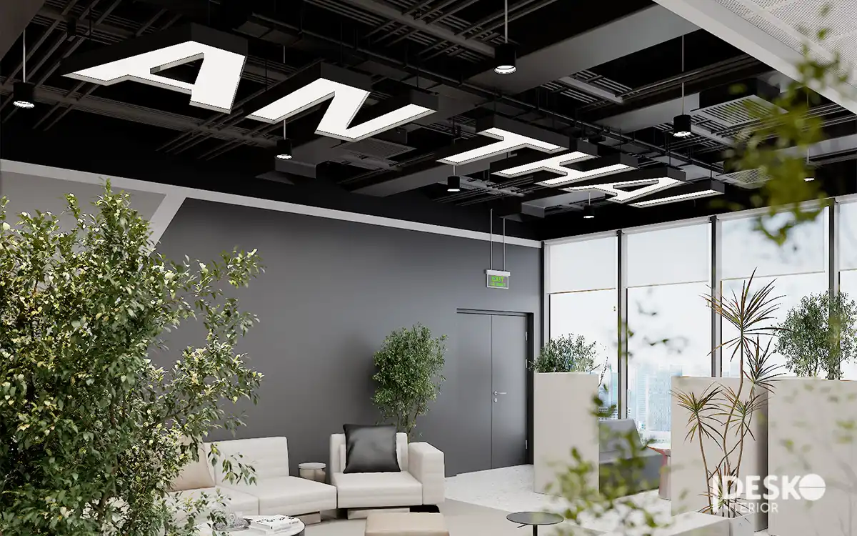 Mẫu thiết kế trần mở phong cách công nghiệp