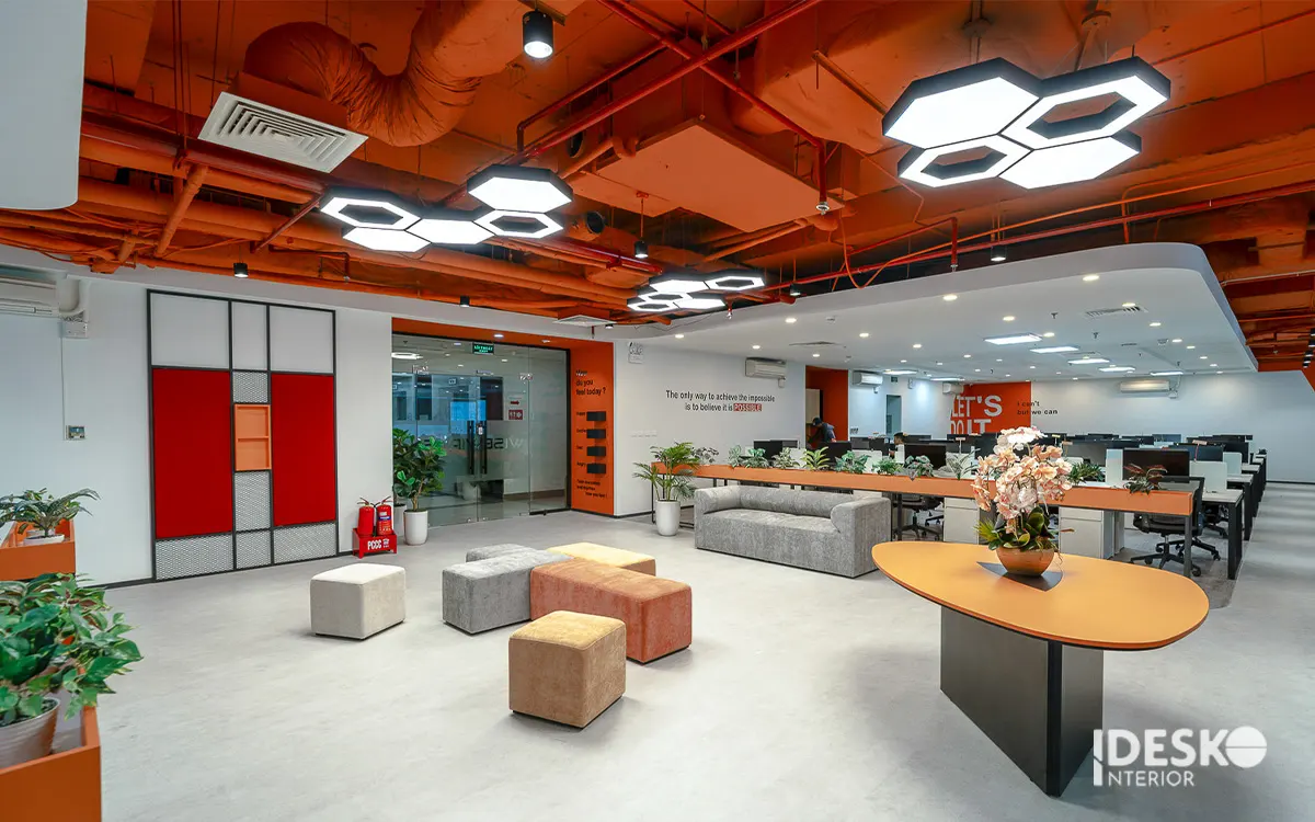 Hệ trần mở trong văn phòng Wisewires