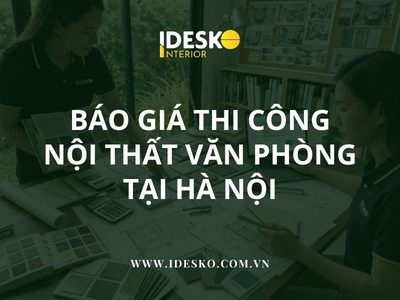 Báo giá thi công nội thất văn phòng tại Hà Nội