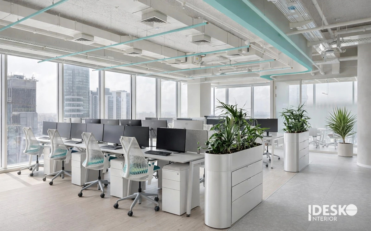 Mẫu thiết kế văn phòng gói thi công cơ bản