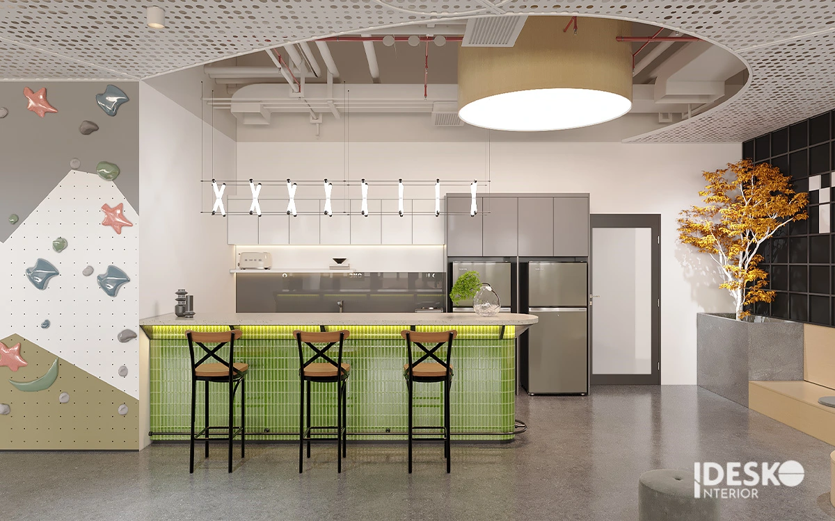 Thiết kế không gian pantry văn phòng