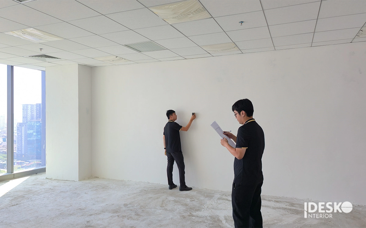 Khảo sát mặt bằng trước khi thiết kế văn phòng