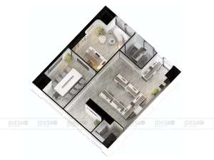 Thiết kế văn phòng tối ưu diện tích