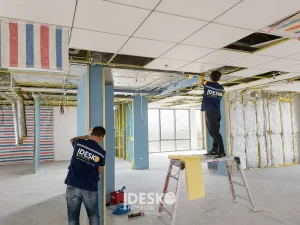 Dịch vụ thi công văn phòng trọn gói tại Hà Nội của Idesko