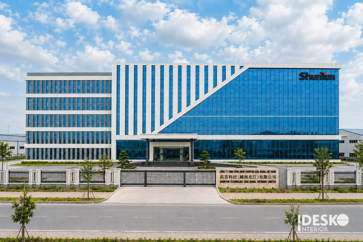 Dự án văn phòng nhà máy Shunsin tại KCN Quang Châu, Bắc Ninh