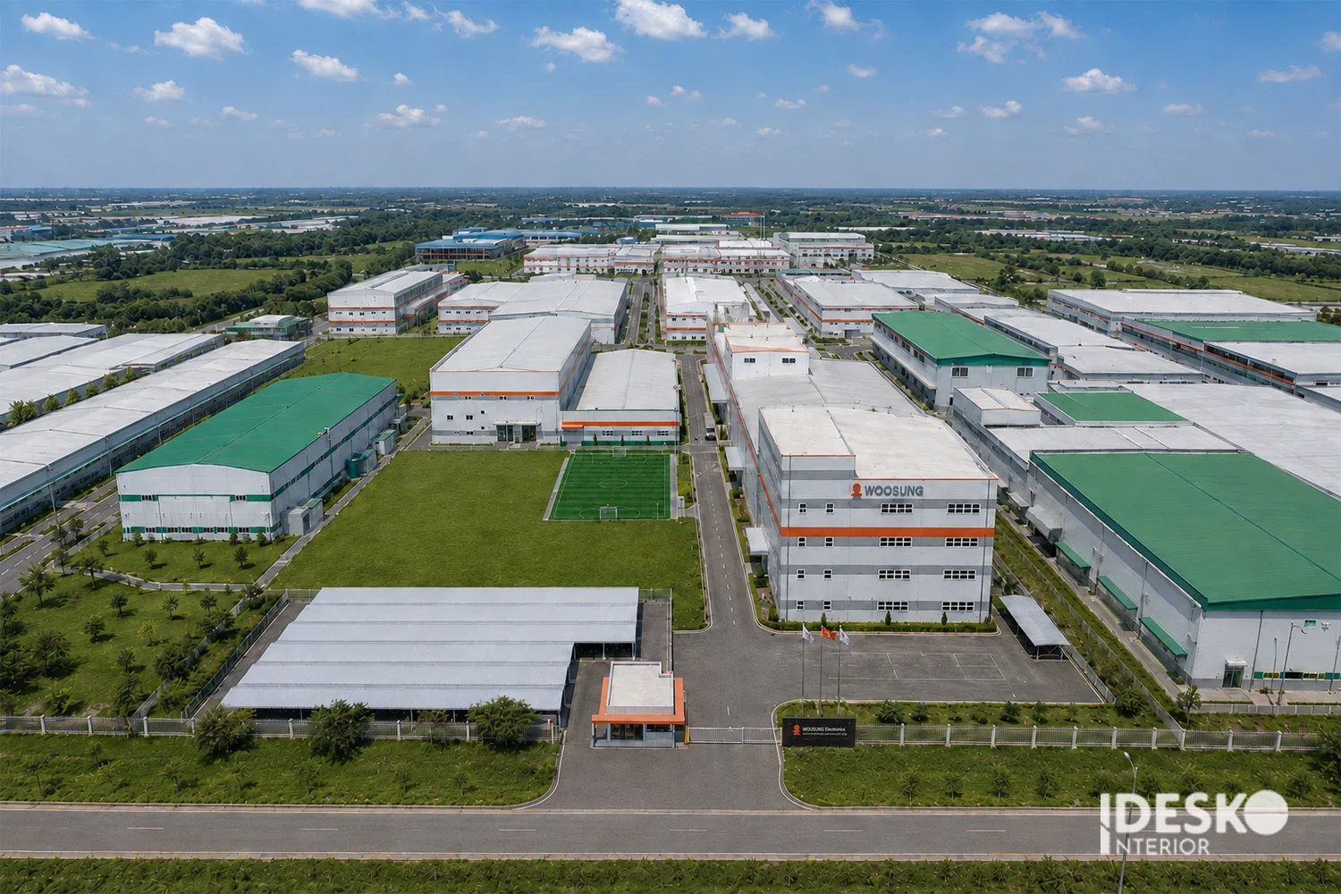 Dự án văn phòng Woosung Electronics tại KCN Tràng Duệ, Hải Phòng
