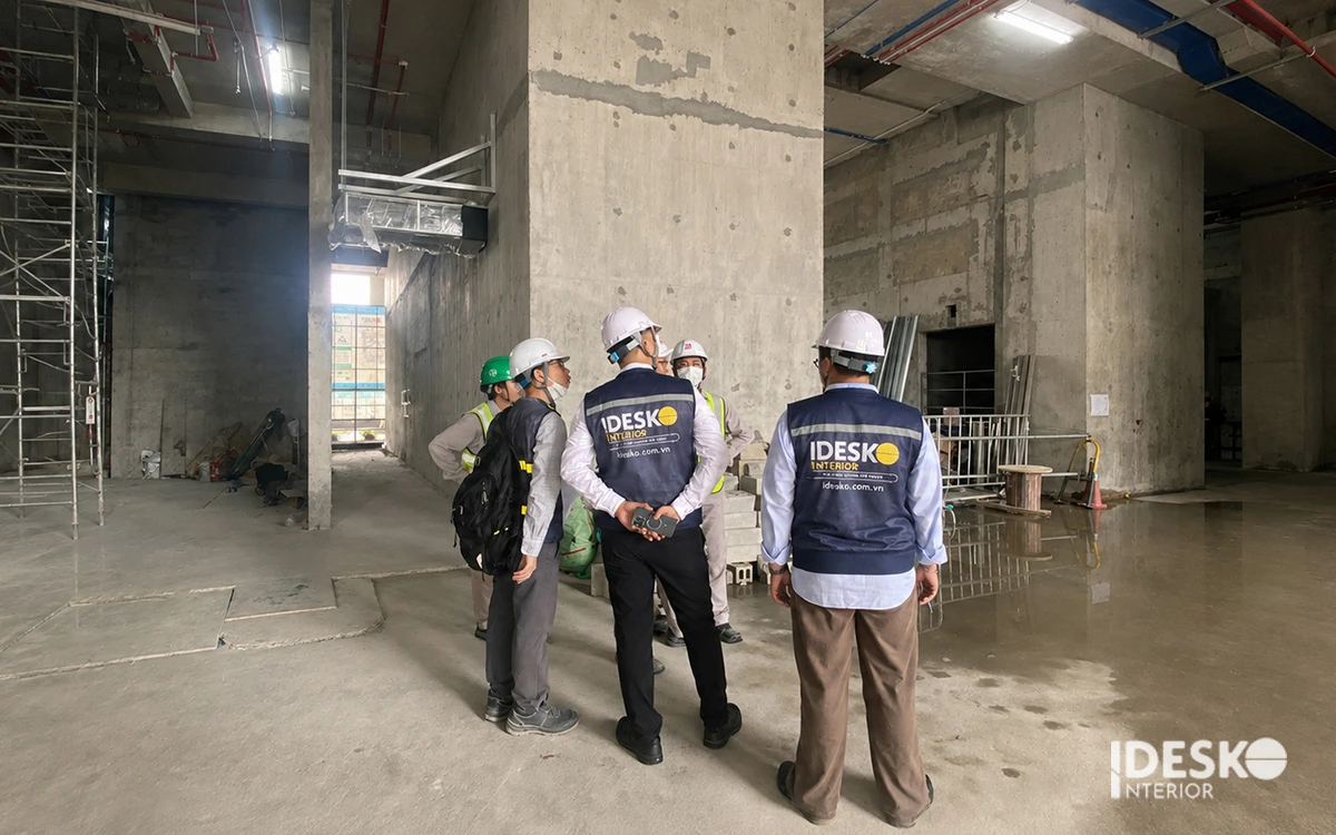 Khảo sát hiện trạng mặt bằng văn phòng nhà máy