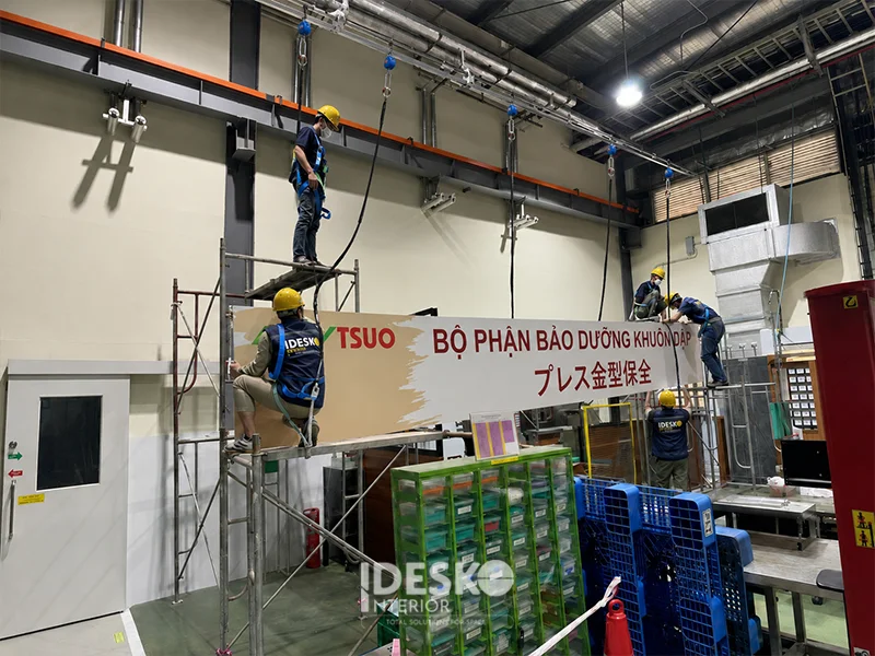 Thiết kế thi công văn phòng nhà máy trọn gói
